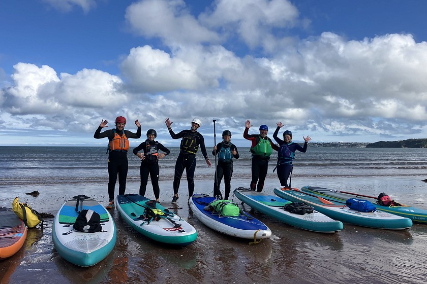 paddleboarders